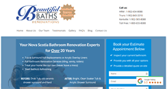 Desktop Screenshot of beautiful-baths.ca
