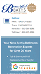 Mobile Screenshot of beautiful-baths.ca